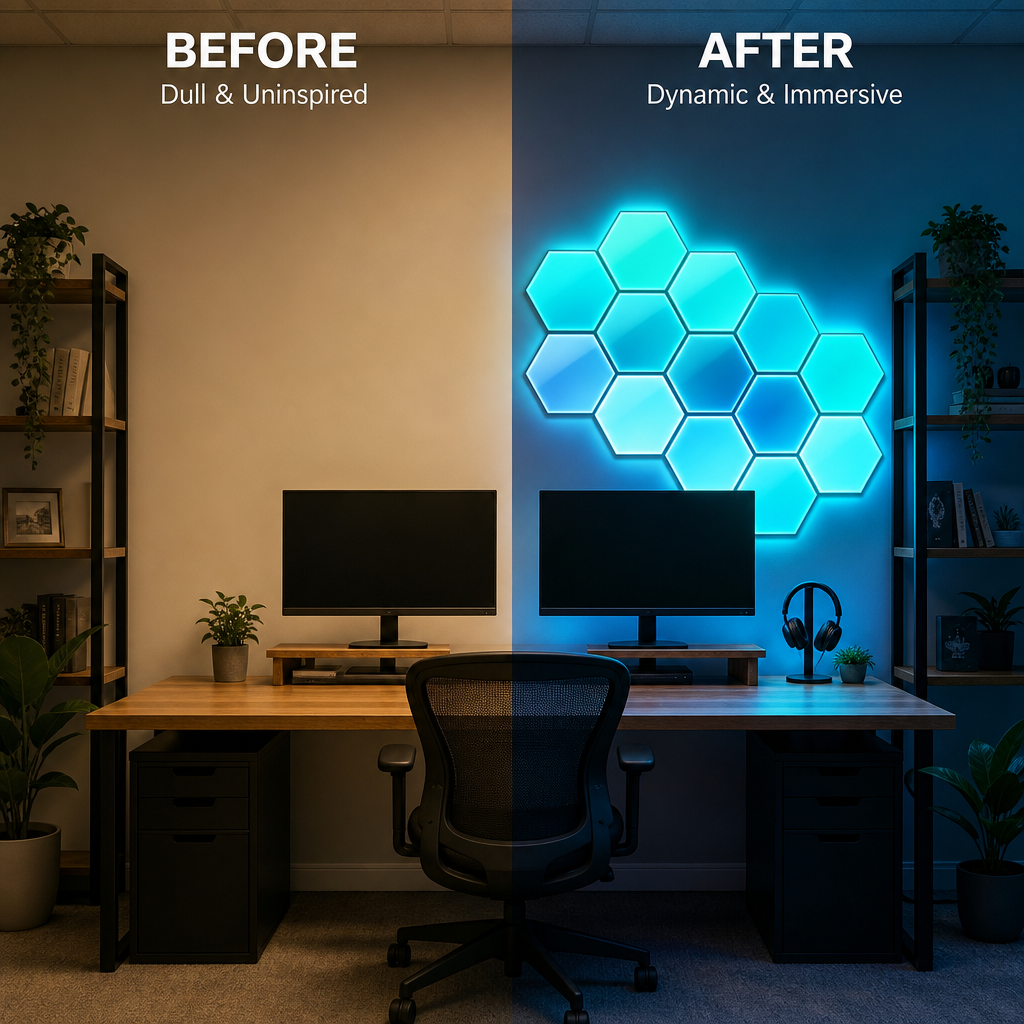 Smart Hexagon LED Panels